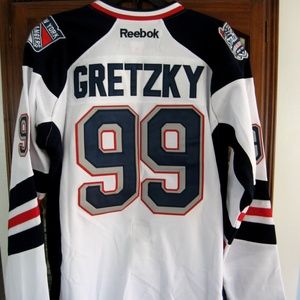 WAYNE GRETZKY #99 RANGERS REEBOK JERSEY